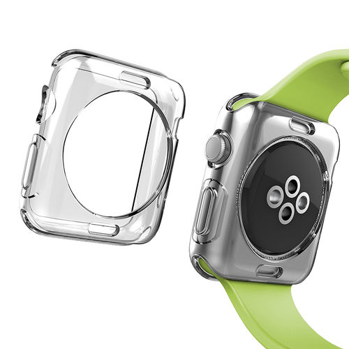 Flexi Slim Gel Case for Apple Watch 42mm (Series 3 / 2 / 1) - Clear (Gloss)
